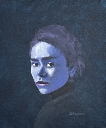 Woman in Blue